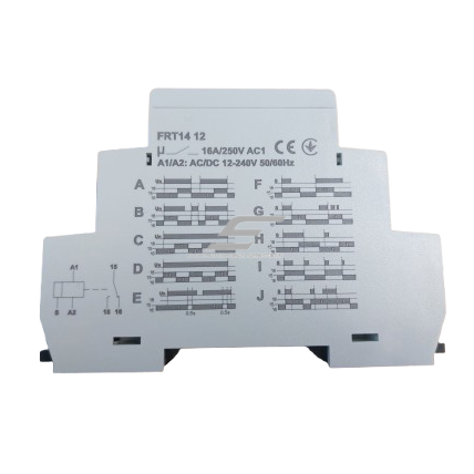 Aja relee | Multifunktsionaalne | 16A | 12-240V AC/DC | FRT14 12 3 Aja relee | Multifunktsionaalne | 16A | 12-240V AC/DC | FRT14 12 3