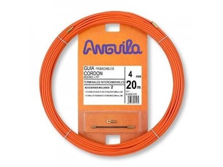 Laidų | kabelių pratraukėjas | pravėrimo sistema | Ø4mm | 20m | oranžinis | plienas | dengtas nailonu | Anguila Estiare | 6.0400.020 | 8436030172431 Laidų | kabelių pratraukėjas | pravėrimo sistema | Ø4mm | 20m | oranžinis | plienas | dengtas nailonu | Anguila Estiare | 6.0400.020 | 8436030172431