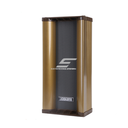 Zewnętrzna kolumna ścienna | Wodoodporna | 100V | 10W | Aluminiowa obudowa | 1×4" niskotonowe + 1×2.5" wysokotonowe głośniki