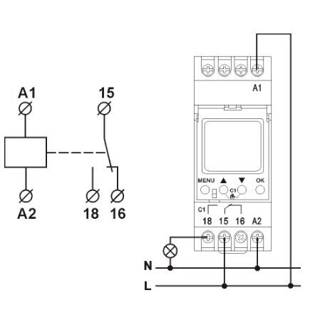Asttonomic multifunction timer | 16A | 24-264V | IP20 | FRT14 81 2 Asttonomic multifunction timer | 16A | 24-264V | IP20 | FRT14 81 2
