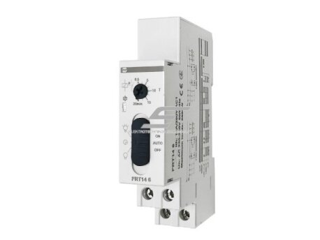 Modulinė laiptinės apšvietimo relė | 16A | 220-240V | 2000W | DIN | Promfactor Baltic | FRT14 6 | 4772151003136