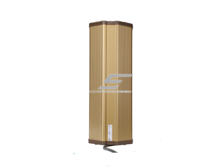 Lauko sieninė garso kolonėlė | atspari vandeniui | 100V | 20W | aliuminio korpusas | 2x4" žemadažnis + 1x2.5" aukštadažnis garsiakalbis | auksinė 2 Lauko sieninė garso kolonėlė | atspari vandeniui | 100V | 20W | aliuminio korpusas | 2x4" žemadažnis + 1x2.5" aukštadažnis garsiakalbis | auksinė 2