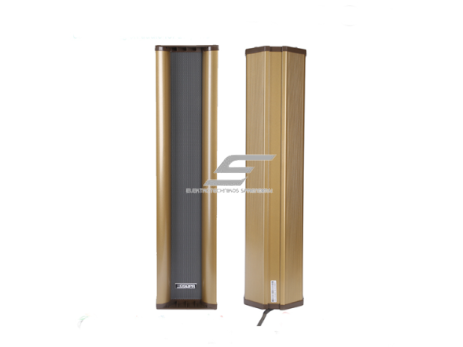 Lauko sieninė garso kolonėlė | atspari vandeniui | 100V | 40W | aliuminio korpusas | 4x4" žemadažnis + 1x2.5" aukštadažnis garsiakalbis | auksinė 2 Lauko sieninė garso kolonėlė | atspari vandeniui | 100V | 40W | aliuminio korpusas | 4x4" žemadažnis + 1x2.5" aukštadažnis garsiakalbis | auksinė 2