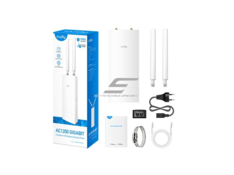 Lauko prieigos taškas | bevielio tinklo skleidėjas | Wi-Fi 5 | 2.4 GHz + 5 GHz | IP65 | 867 Mbps | PoE maitinimas 2 Lauko prieigos taškas | bevielio tinklo skleidėjas | Wi-Fi 5 | 2.4 GHz + 5 GHz | IP65 | 867 Mbps | PoE maitinimas 2
