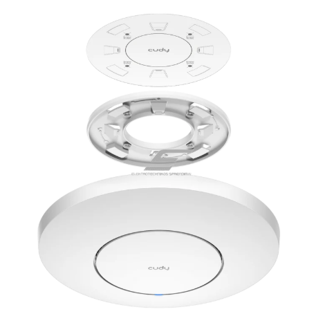Punkt dostępowy ścienny/sufitowy | Nadajnik sieci bezprzewodowej | Wi-Fi | 5 GHz + 2.4 GHz | IP65 | 2402 + 574 Mb/s | Zasilanie PoE 2
