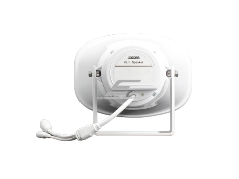 Lauke montuojamas garsiakalbis | kriaušė | lauko pranešimų sistema | 50W | 4Ω | IP65 | SIP interkomo ir PA funkcijos viename | ABS plastikas | balta 1