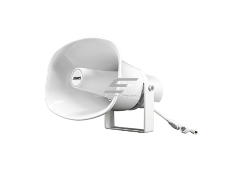 Lauke montuojamas garsiakalbis | kriaušė | lauko pranešimų sistema | 50W | 4Ω | IP65 | SIP interkomo ir PA funkcijos viename | ABS plastikas | balta Lauke montuojamas garsiakalbis | kriaušė | lauko pranešimų sistema | 50W | 4Ω | IP65 | SIP interkomo ir PA funkcijos viename | ABS plastikas | balta