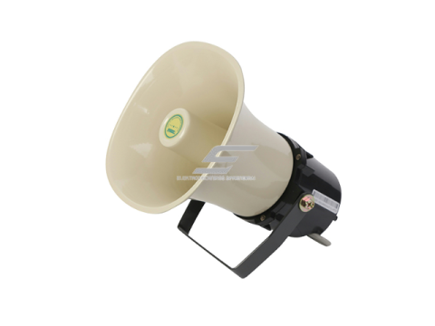Lauke montuojamas garsiakalbis | kriaušė | lauko pranešimų sistema | 70V/100V | 15W | IPX6 | didelis garsinis nuotolis | juoda/balta Lauke montuojamas garsiakalbis | kriaušė | lauko pranešimų sistema | 70V/100V | 15W | IPX6 | didelis garsinis nuotolis | juoda/balta