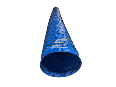 Lankstus PVC oro ventiliacijos ortakis | 12" (300 mm) | -30°C ~ +120°C | atsparus vandeniui, UV ir plyšimui | pramoninis / statybinis Lankstus PVC oro ventiliacijos ortakis | 12" (300 mm) | -30°C ~ +120°C | atsparus vandeniui, UV ir plyšimui | pramoninis / statybinis