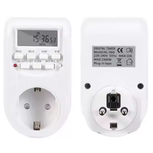 Time relay (timer) | SCHUKO | 7d/24h | programmable | digital | 10A | 230VAC Time relay (timer) | SCHUKO | 7d/24h | programmable | digital | 10A | 230VAC