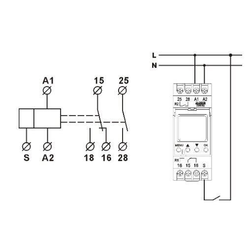 Aja relee (taimer) | Digitaalne | Mitmeotstarbeline | DIN-montaaž | 8A | 24-240V | FRT14 62 2 Aja relee (taimer) | Digitaalne | Mitmeotstarbeline | DIN-montaaž | 8A | 24-240V | FRT14 62 2