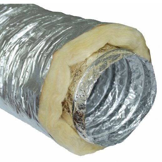 Flexible insulated metal air duct | for ventilation systems | D203mm | 70μm | 10m | silver | LO203IZ Flexible insulated metal air duct | for ventilation systems | D203mm | 70μm | 10m | silver | LO203IZ
