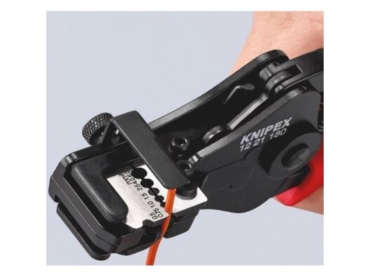 Kabelio | laido gyslų nužievintojas | 0,5-6,0mm² | KNIPEX | 12 21 180 2 Kabelio | laido gyslų nužievintojas | 0,5-6,0mm² | KNIPEX | 12 21 180 2