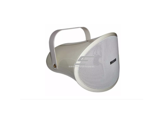 Lauke montuojama garso kolonėlė | 70/100V | 50W | High Fidelity garso atkūrimas | ABS korpusas + aliuminio tinkliukas | balta 1