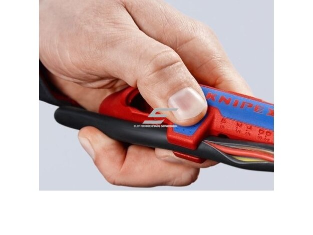 Kabelio | laido gyslų nužievintojas | 0,2-4,0mm² | KNIPEX | ErgoStrip | 169501SB Kabelio | laido gyslų nužievintojas | 0,2-4,0mm² | KNIPEX | ErgoStrip | 169501SB