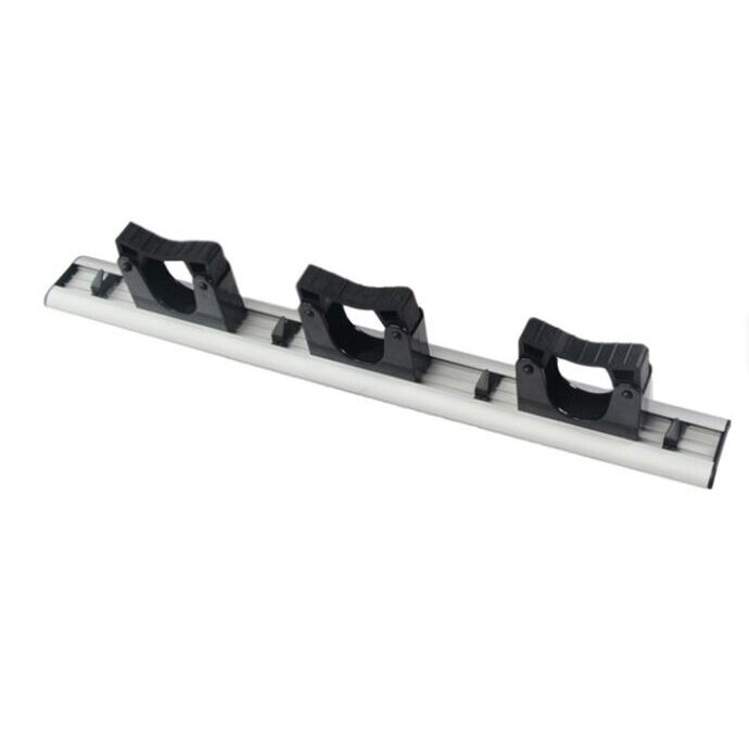 Holder for operating sticks | 3 places | 440 mm | black | aluminium Holder for operating sticks | 3 places | 440 mm | black | aluminium