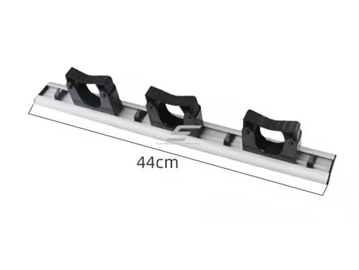 Laikiklis operatyvinėms lazdoms | 3 vietų | 440mm | juodas | aliuminis 1 Laikiklis operatyvinėms lazdoms | 3 vietų | 440mm | juodas | aliuminis 1