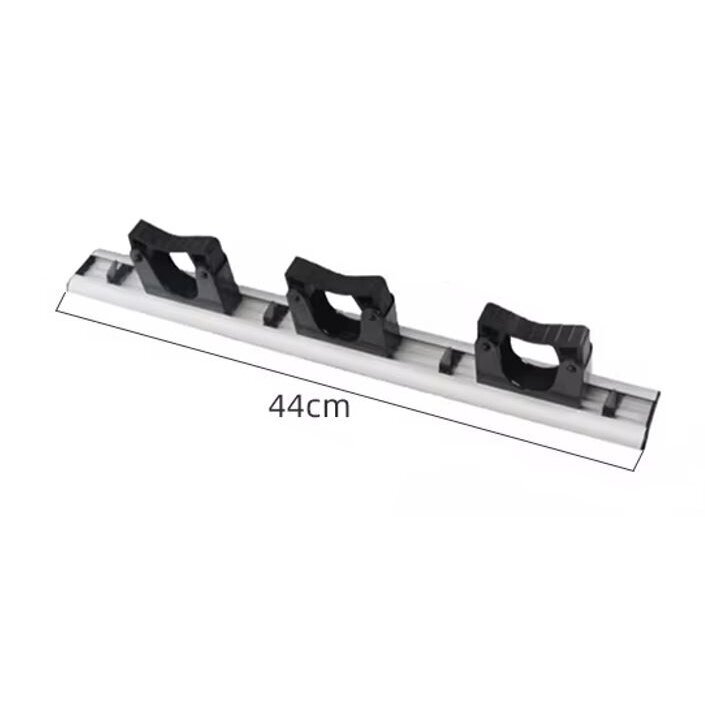 Holder for operating sticks | 3 places | 440 mm | black | aluminium 1 Holder for operating sticks | 3 places | 440 mm | black | aluminium 1