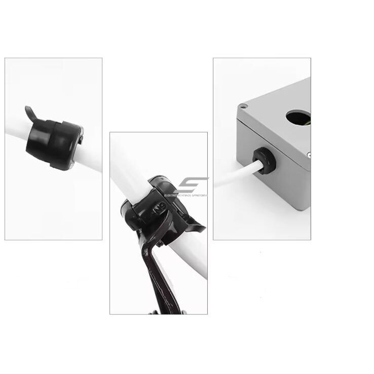 Cable | wire entry strain relief | box | cavity | 8,25-9,15mm | round | black 2