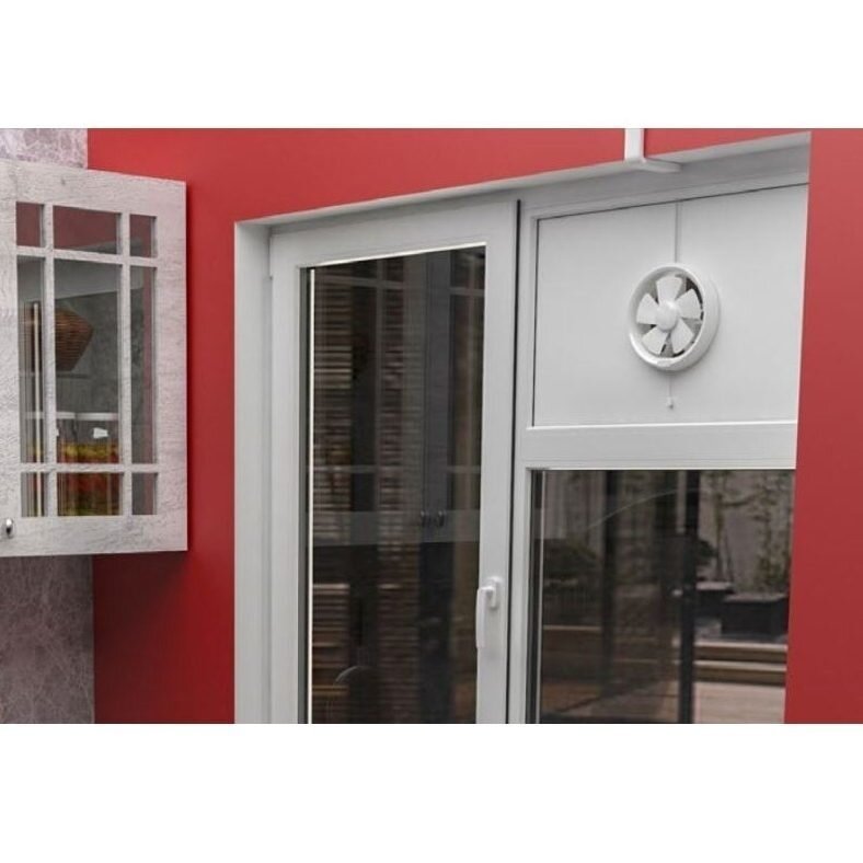 Window fan | D240 | 230V | 195x195x260mm | IP24 | plastic | white | SPH20 6
