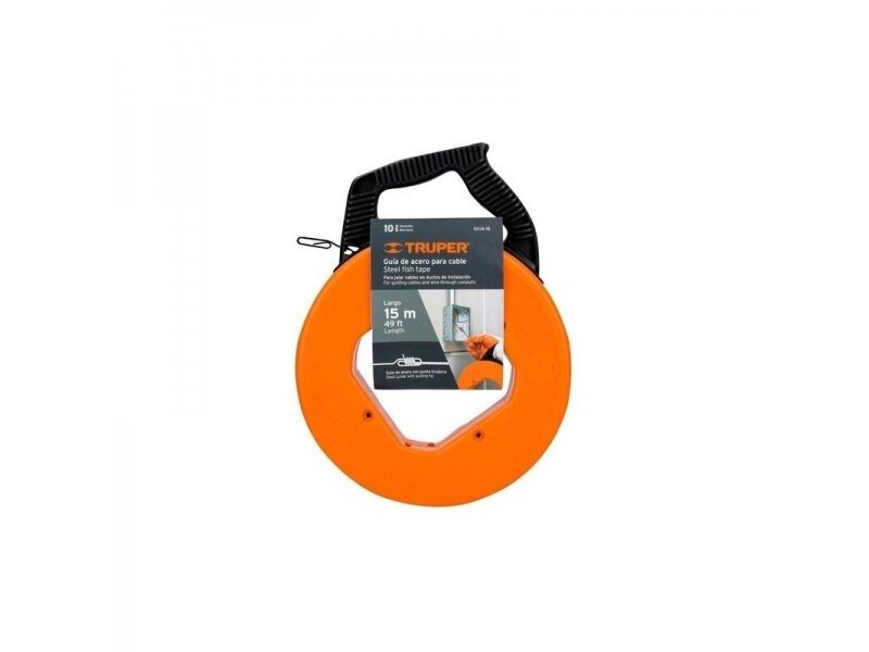 Laidų | kabelių pratraukėjas | pravėrimo sistema | Ø1,5mm | 15m | plienas | Truper | 7501206627242 Laidų | kabelių pratraukėjas | pravėrimo sistema | Ø1,5mm | 15m | plienas | Truper | 7501206627242