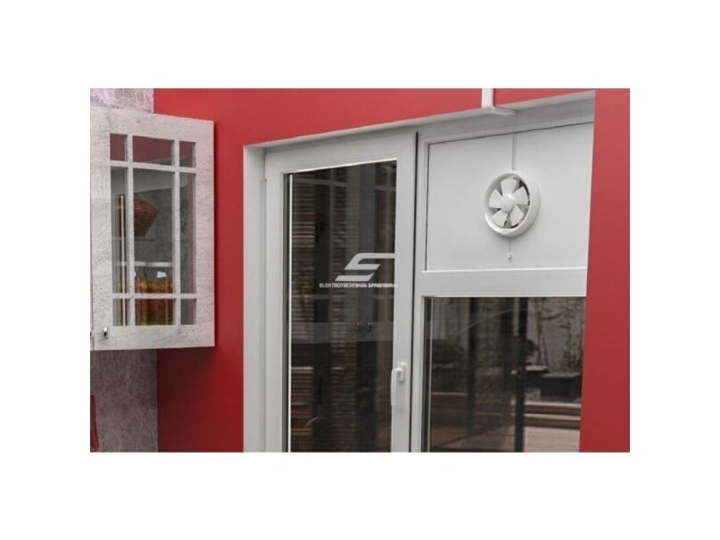 Lango ventiliatorius | D178 | 195x195x260mm | IP24 | plastikas | baltas | SPH15 6 Lango ventiliatorius | D178 | 195x195x260mm | IP24 | plastikas | baltas | SPH15 6