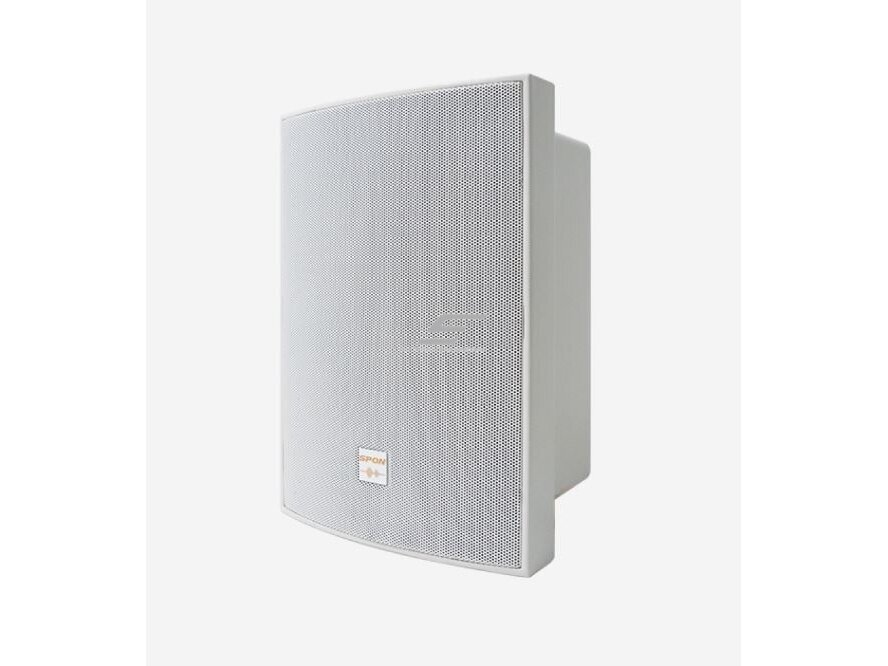 Lauke montuojama sieninė IP tinklo garso | audio kolonėlė | 15W/30W | 292x193x151,5mm | IP66 | balta | SIP | ONVIF | PoE | Bluetooth