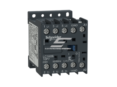 LC7K kontaktorius | 3P | 12A | 230VAC ritė | 4NO pagalbiniai kontaktai | elektros variklių ir valdymo grandinėms LC7K kontaktorius | 3P | 12A | 230VAC ritė | 4NO pagalbiniai kontaktai | elektros variklių ir valdymo grandinėms