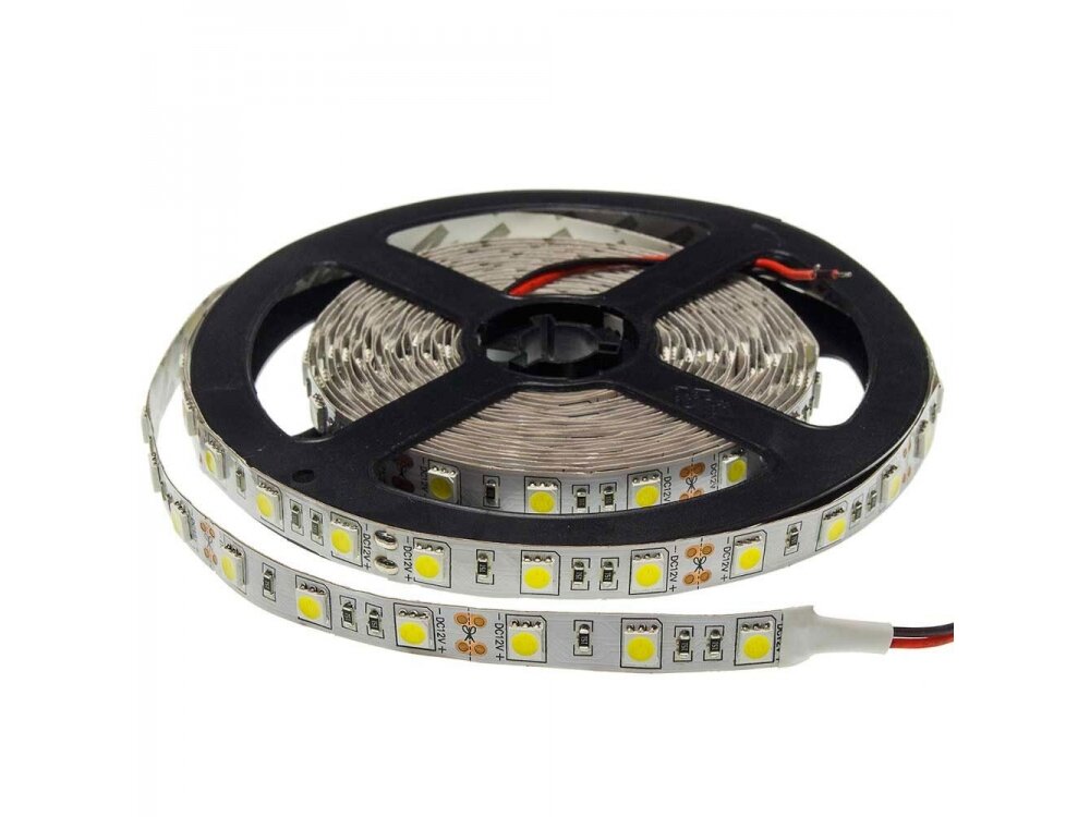 Nehermetiška LED juosta | 14,4W/M | 12V | mėlyna | 1000lm | IP20 | 60LED/m | OPTONICA | ST5050-A1-4825 | 3800156648258 Nehermetiška LED juosta | 14,4W/M | 12V | mėlyna | 1000lm | IP20 | 60LED/m | OPTONICA | ST5050-A1-4825 | 3800156648258