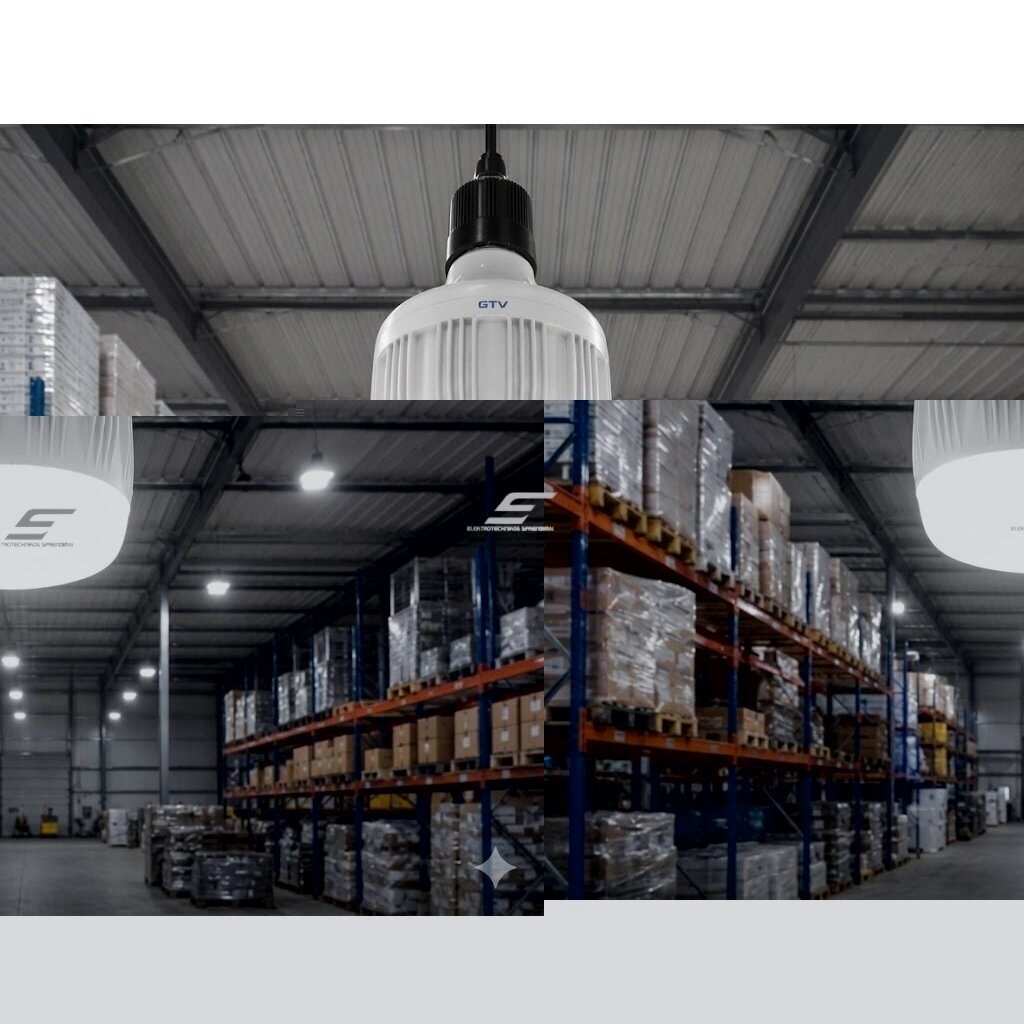 Rūpnieciskā LED spuldze E40 | F140 | 43W | 4000K | 4600 lm | 185–250V | GTV | LD-ALF140-43W 2