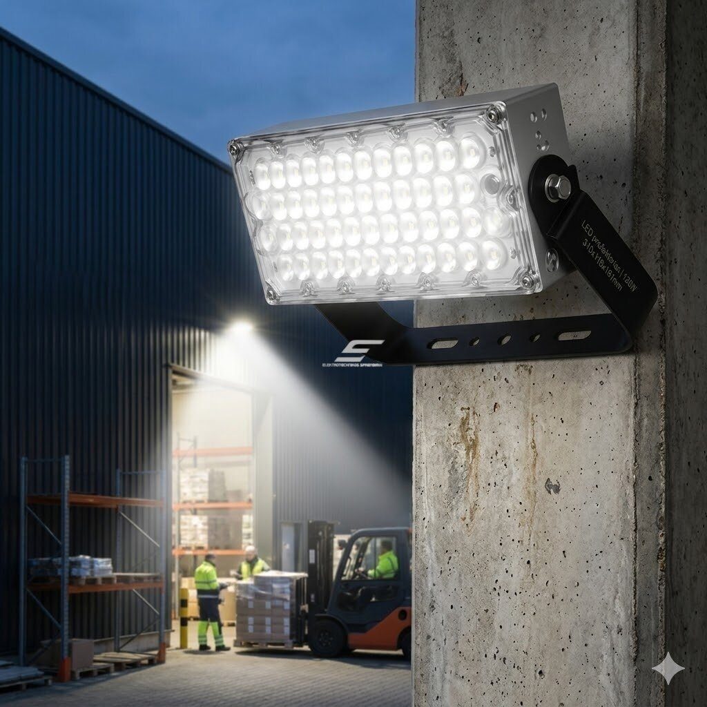 LED prožektor | 120W | 18000lm | 5700K–6500K | 310x116x191mm | IP66 | alumiiniumkorpus | välis- ja tööstusvalgustuseks 1