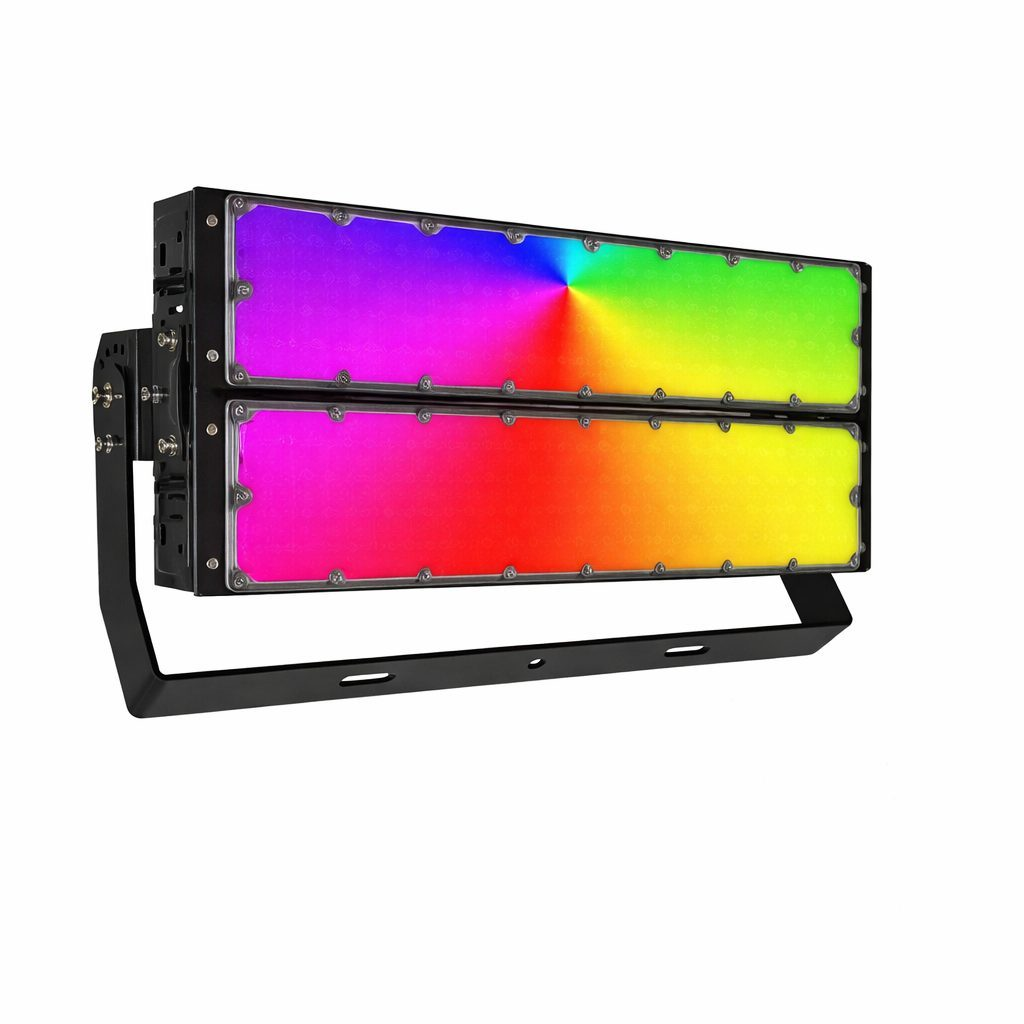 LED prožektors | RGB / RGBW / RGBCW | 400W | 36000 lm | 20–90° staru leņķis | RF tālvadība | IP65 | āra apgaismojums parkiem, ēkām, reklāmai LED prožektors | RGB / RGBW / RGBCW | 400W | 36000 lm | 20–90° staru leņķis | RF tālvadība | IP65 | āra apgaismojums parkiem, ēkām, reklāmai