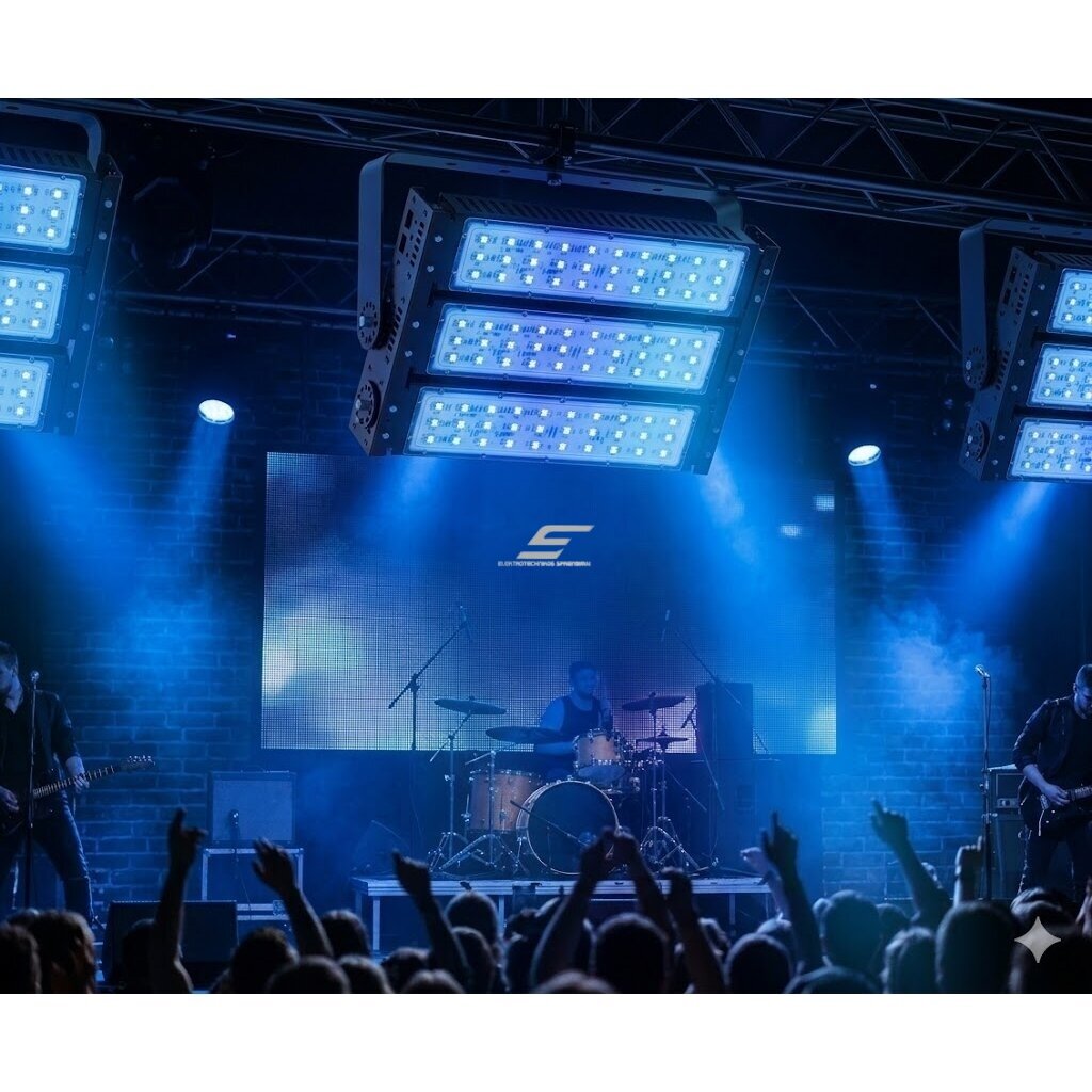 LED RGB prožektors | 150W | 6850lm | IP65 | AC100–277V | tālvadības pults | 60°/90° | āra un iekštelpu dekoratīvajam apgaismojumam 3