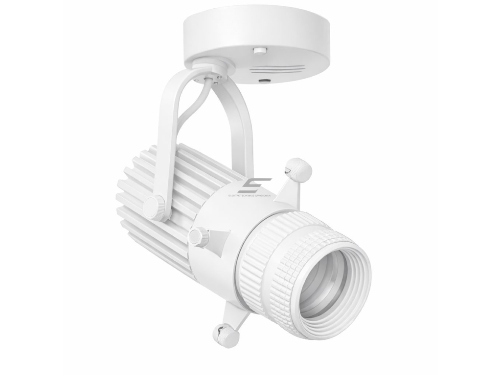 LED kryptinis lubinis šviestuvas | COB | 7 W | 240 lm | reguliuojamas kampas | dimeriuojamas | 3500 K | baltas | IP44 | aliuminis