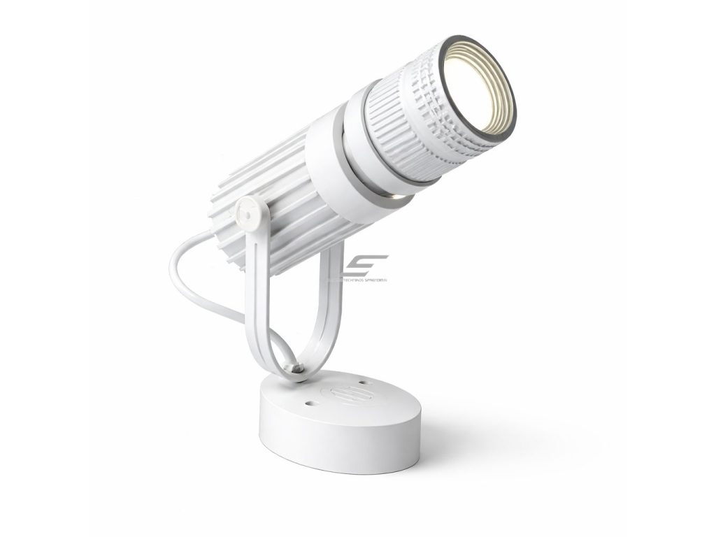 LED kryptinis lubinis šviestuvas | COB | 7 W | 240 lm | reguliuojamas kampas | dimeriuojamas | 3500 K | baltas | IP44 | aliuminis 1 LED kryptinis lubinis šviestuvas | COB | 7 W | 240 lm | reguliuojamas kampas | dimeriuojamas | 3500 K | baltas | IP44 | aliuminis 1