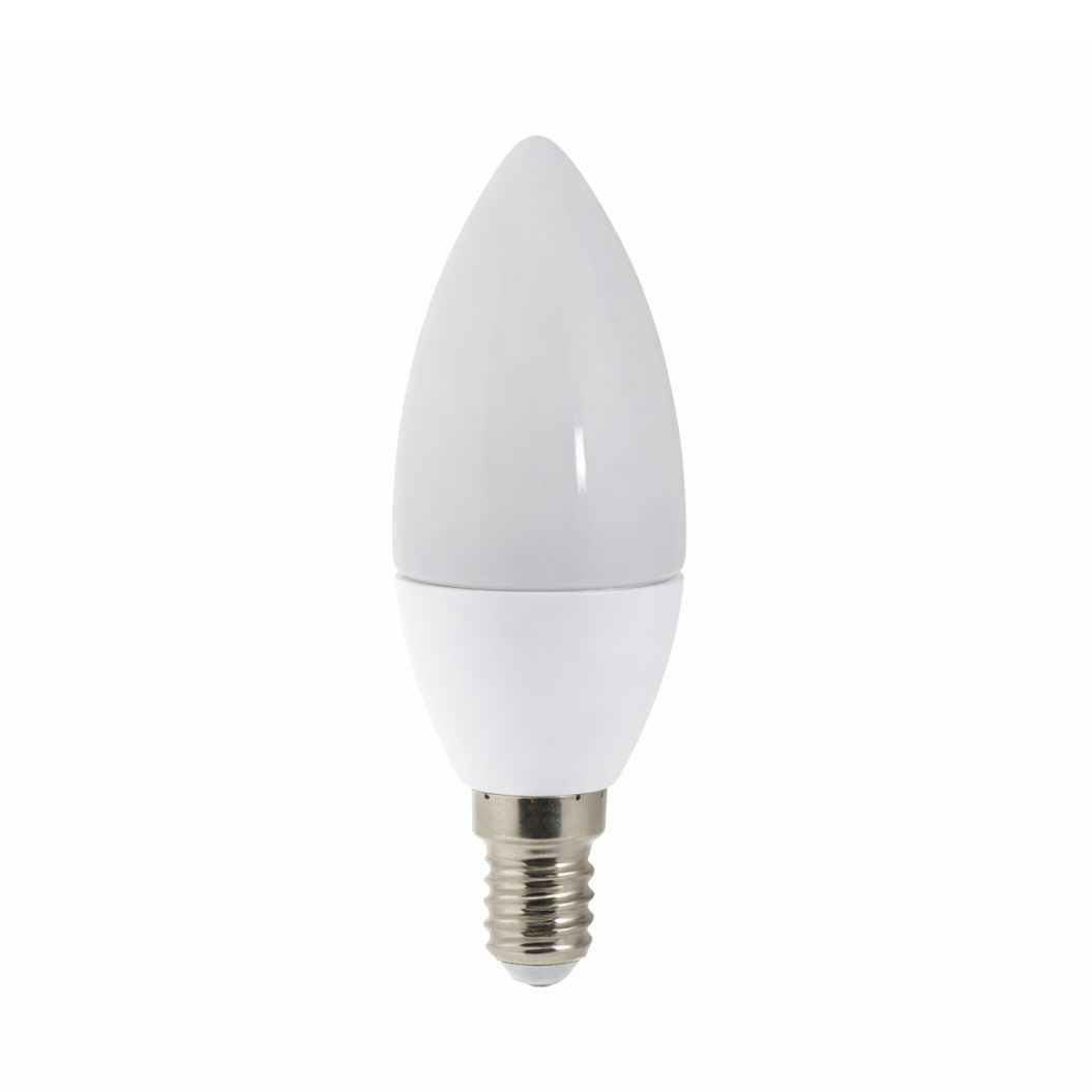 LED pirn E14 | küünla kujuline | 6W | 4500K | 480lm | 240° | hämardatav | 103 x 37 mm | valge | IP20 | Optonica SP6-A9 LED pirn E14 | küünla kujuline | 6W | 4500K | 480lm | 240° | hämardatav | 103 x 37 mm | valge | IP20 | Optonica SP6-A9