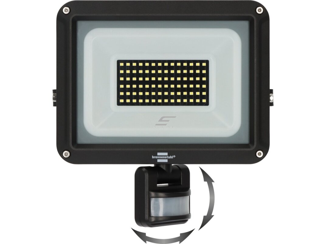 LED lauko teritorijos prožektorius su judesio jutikliu | 50W | 230V | 6500K | 5800lm | IP65 | juodas | Brennenstuhl | JARO 7060 P | 4007123684984  1