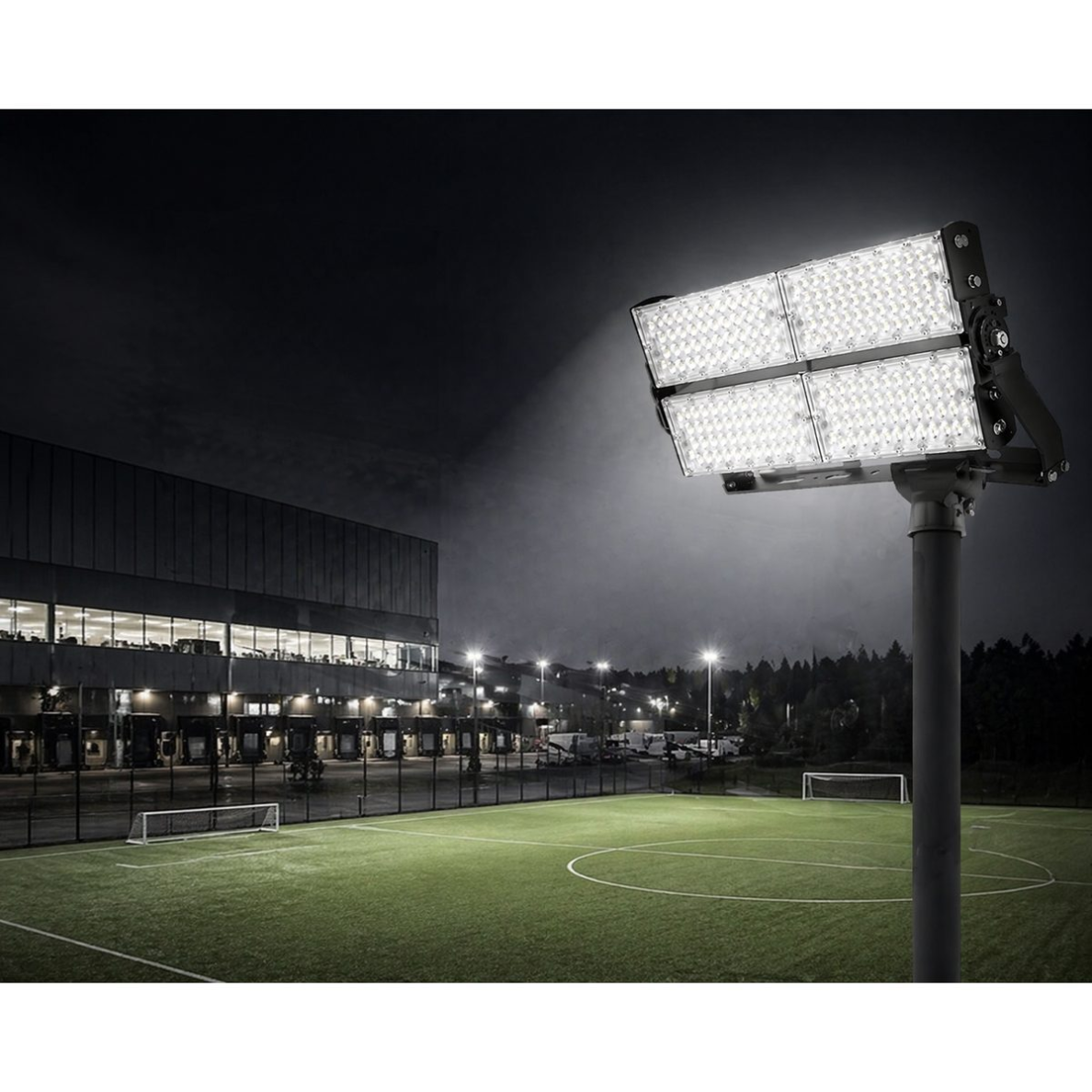 LED prožektor | 480W | 72000lm | 4000K | 650x118x336mm | IP66 | alumiiniumkorpus | professionaalseks välisvalgustuseks 1 LED prožektor | 480W | 72000lm | 4000K | 650x118x336mm | IP66 | alumiiniumkorpus | professionaalseks välisvalgustuseks 1