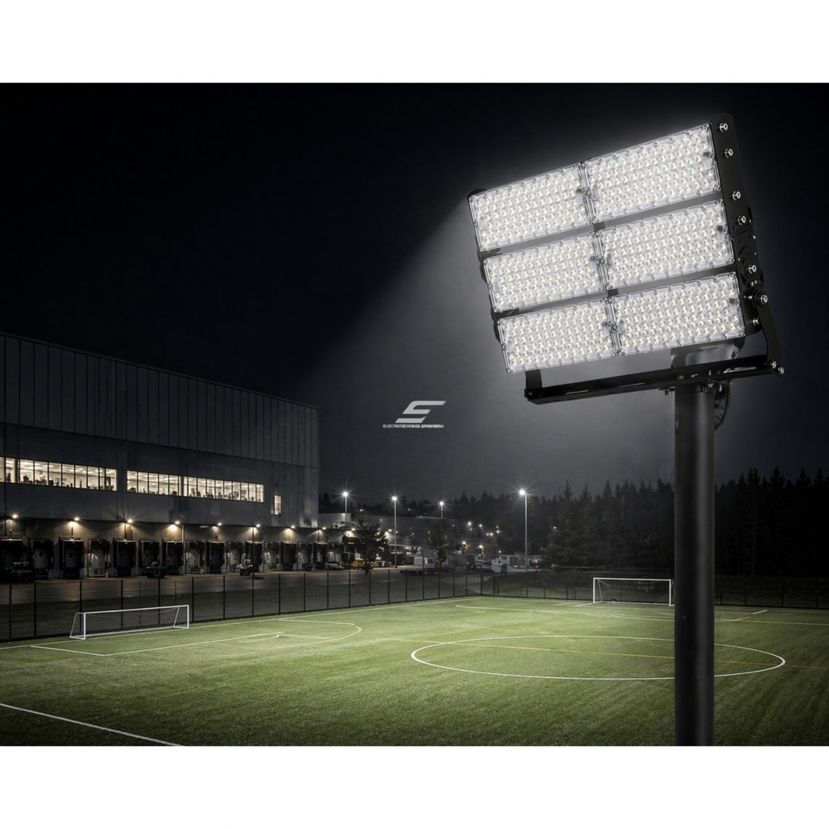 Naświetlacz LED | 720W | 108000lm | 4000K | 650x118x468mm | IP66 | obudowa aluminiowa | do profesjonalnego oświetlenia zewnętrznego 1 Naświetlacz LED | 720W | 108000lm | 4000K | 650x118x468mm | IP66 | obudowa aluminiowa | do profesjonalnego oświetlenia zewnętrznego 1