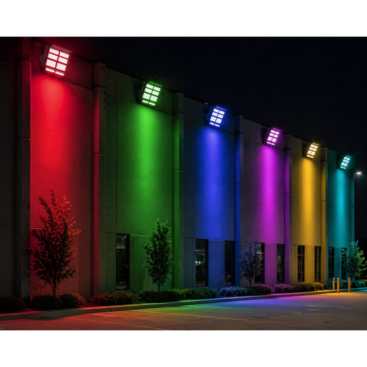 LED RGB prožektor | 100W | 2740lm | IP65 | AC100–277V | kaugjuhtimispult | 60°/90° | sise- ja välisdekoratiivvalgustuseks 4