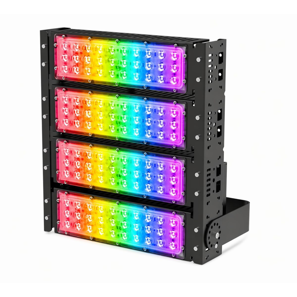 Naświetlacz LED RGB | 200W | 5480lm | IP65 | AC100–277V | zdalne sterowanie | 60°/90° | do dekoracyjnego oświetlenia zewnętrznego i wewnętrznego Naświetlacz LED RGB | 200W | 5480lm | IP65 | AC100–277V | zdalne sterowanie | 60°/90° | do dekoracyjnego oświetlenia zewnętrznego i wewnętrznego