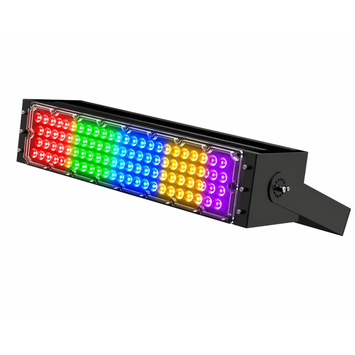 Naświetlacz LED RGB | 250W | sterowanie DMX | 96x3W | IP65 | AC 100–277V | 20°–90° | ściemnialny | do oświetlenia zewnętrznego, elewacji i architektonicznego Naświetlacz LED RGB | 250W | sterowanie DMX | 96x3W | IP65 | AC 100–277V | 20°–90° | ściemnialny | do oświetlenia zewnętrznego, elewacji i architektonicznego