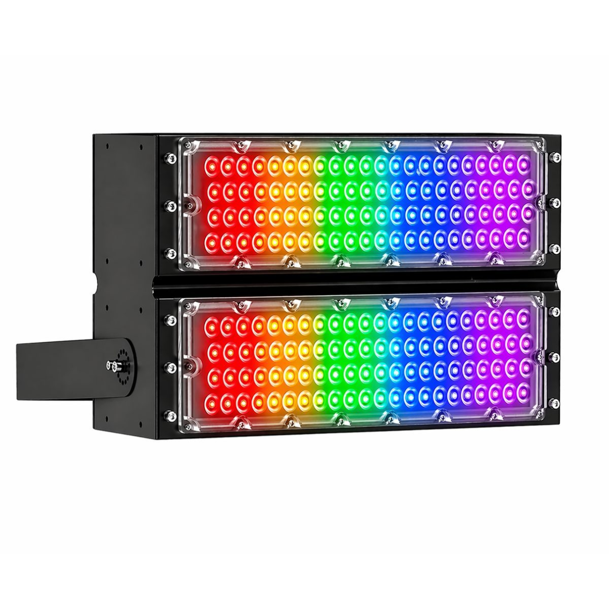 LED RGB prožektors | 500W | DMX vadība | 192x3W | IP65 | AC 100–277V | 20°–90° | dimmējams | āra, fasāžu un arhitektūras apgaismojumam LED RGB prožektors | 500W | DMX vadība | 192x3W | IP65 | AC 100–277V | 20°–90° | dimmējams | āra, fasāžu un arhitektūras apgaismojumam