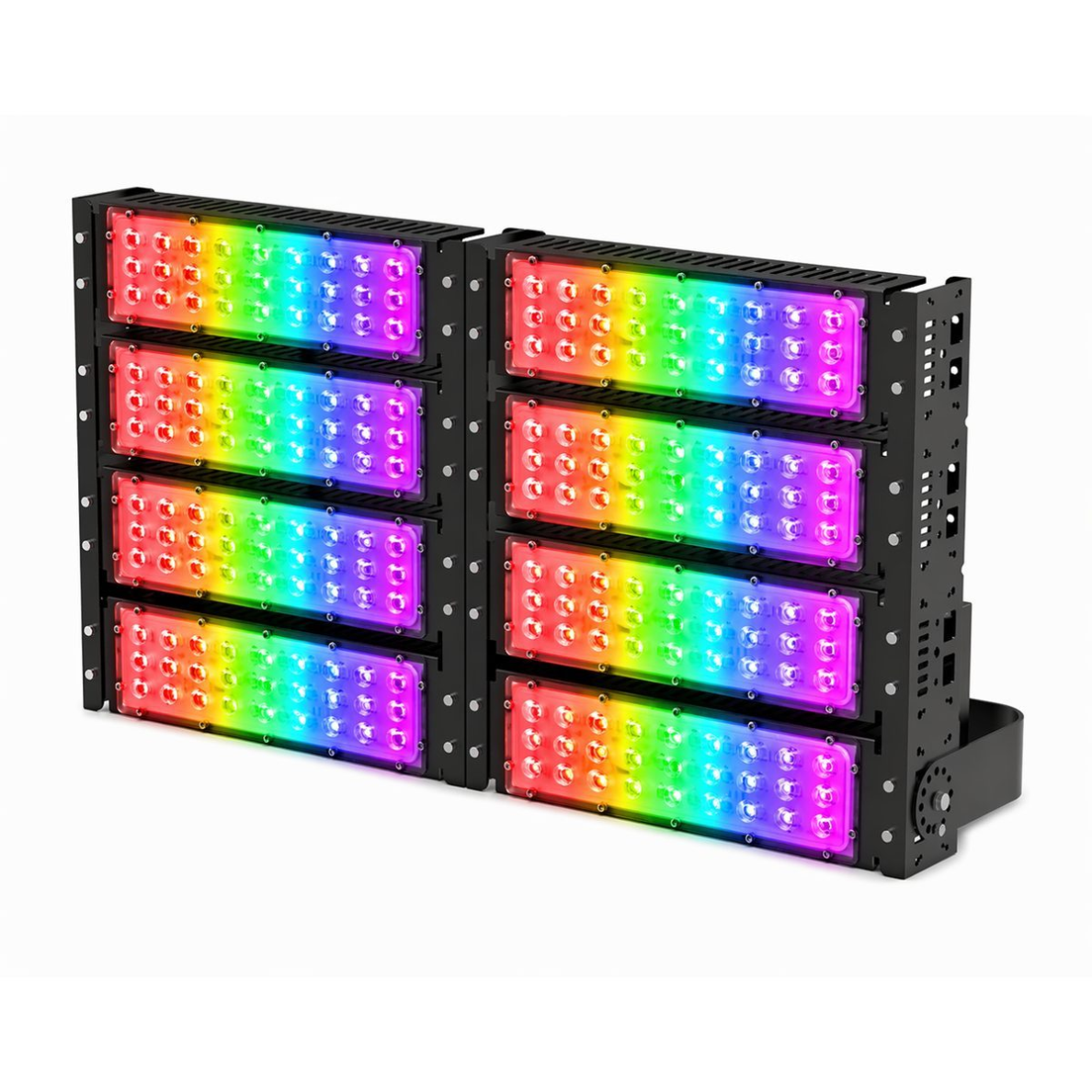 Naświetlacz LED RGB | 400W | 5480lm | IP65 | AC100–277V | zdalne sterowanie | 60°/90° | do dekoracyjnego oświetlenia zewnętrznego i wewnętrznego Naświetlacz LED RGB | 400W | 5480lm | IP65 | AC100–277V | zdalne sterowanie | 60°/90° | do dekoracyjnego oświetlenia zewnętrznego i wewnętrznego