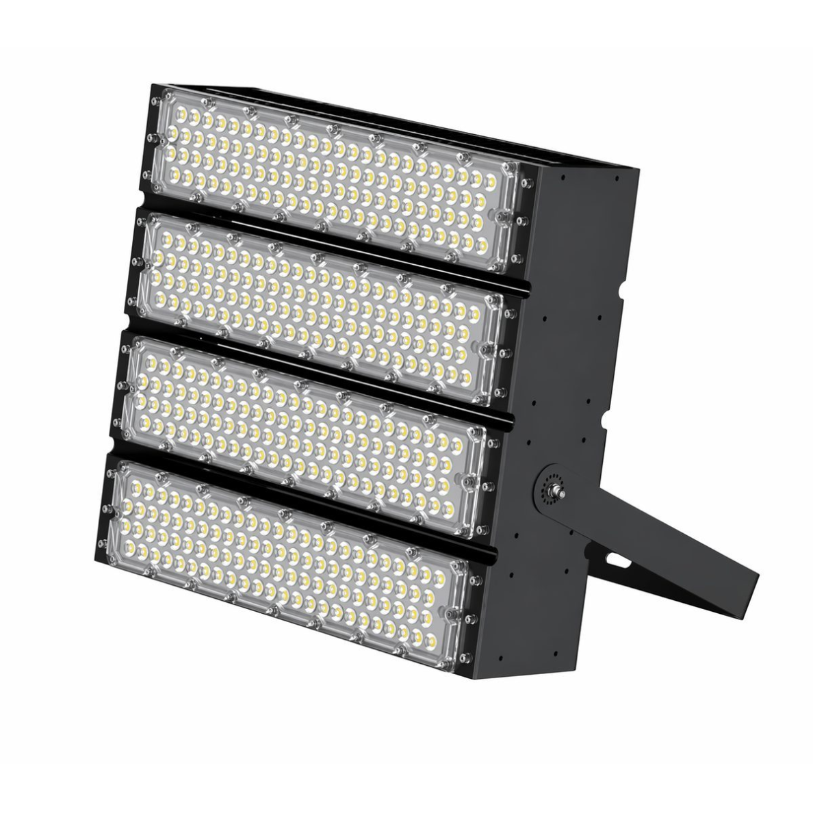 Светодиодный RGB прожектор | 1000W | управление DMX | 384x3W | IP65 | AC 100–277V | 20°–90° | диммируемый | для уличного, фасадного и архитектурного освещения 1