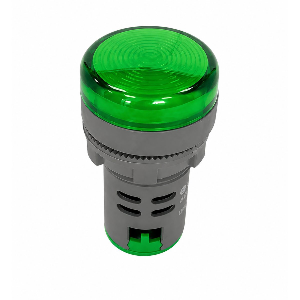 LED sygnalizacyjna lampka wskaźnikowa | z obudową typu przyciskowego | zielona | 22mm | AC230V | IP67 | do sygnalizacji w rozdzielniach elektrycznych, automatyce oraz urządzeniach LED sygnalizacyjna lampka wskaźnikowa | z obudową typu przyciskowego | zielona | 22mm | AC230V | IP67 | do sygnalizacji w rozdzielniach elektrycznych, automatyce oraz urządzeniach