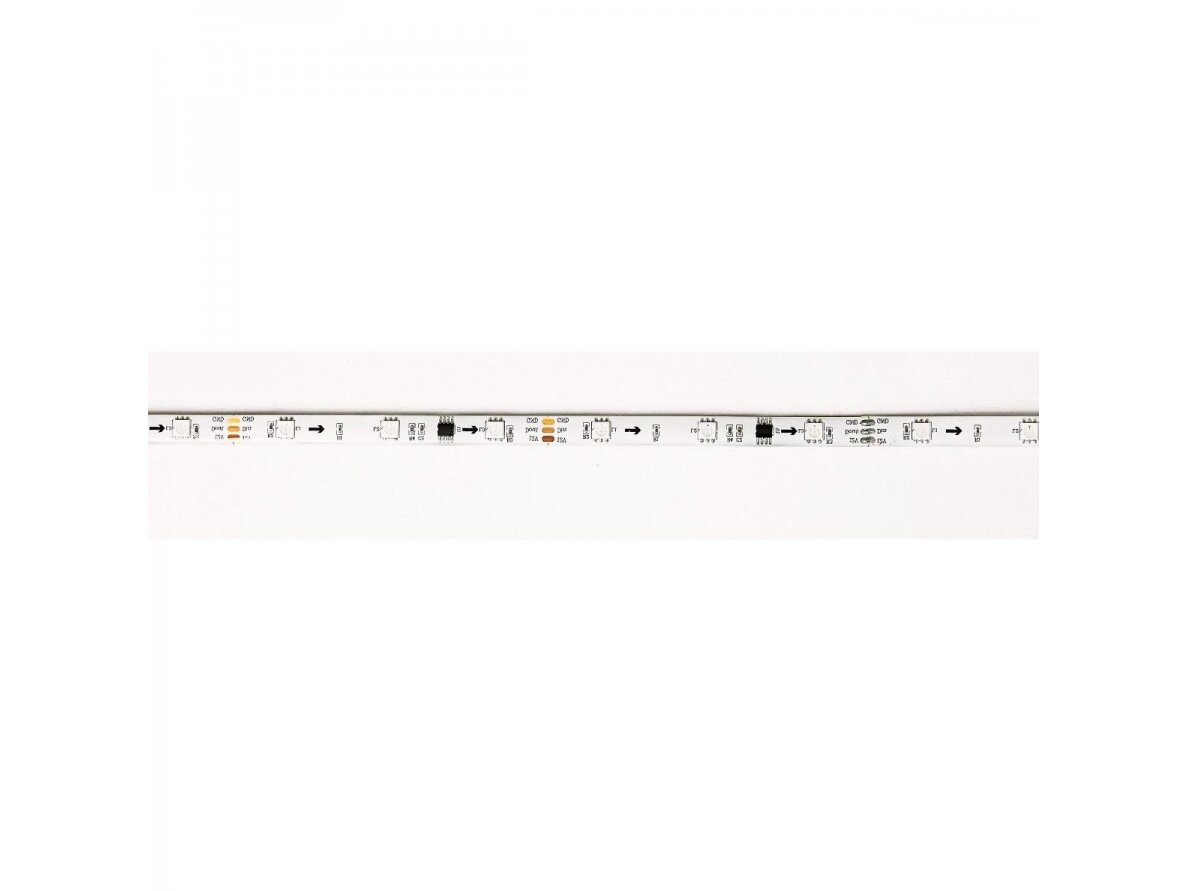 Hermetiškos | lanksčios LED juostos rinkinys | 7.2W/m | 12V | RGB IC skaitmeninė | 30LED/m | IP65 | 5m | su maitinimo šaltiniu ir valdikliu | TUYA | Wi-Fi | WS2811-30RGB-SET | 4772081004135 2