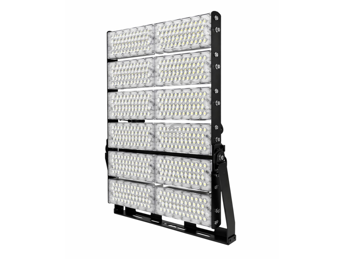 LED prožektorius | 1500W | 225000lm | 3000K | 667x133x597mm | IP66 | aliuminis korpusas | profesionaliam lauko apšvietimui LED prožektorius | 1500W | 225000lm | 3000K | 667x133x597mm | IP66 | aliuminis korpusas | profesionaliam lauko apšvietimui