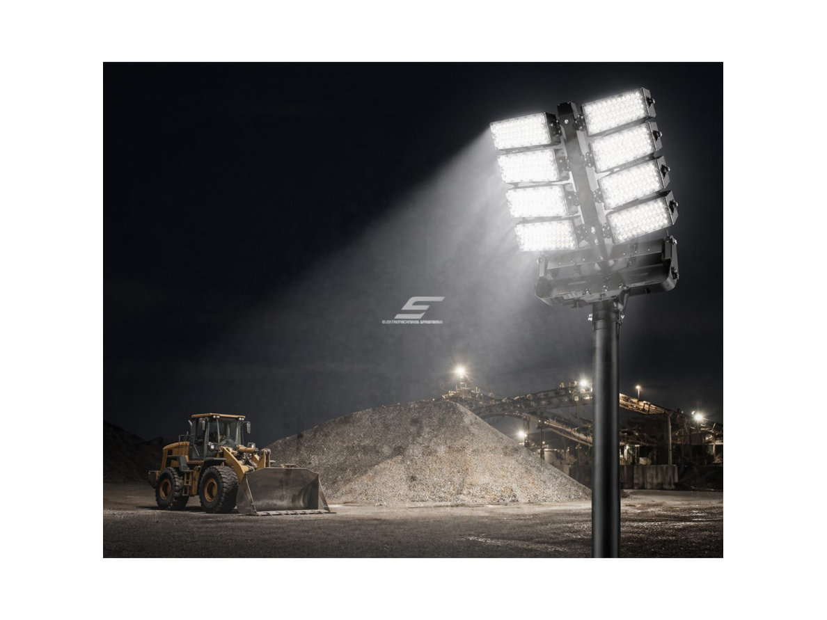 LED prožektorius | modulinis reguliuojamas | 960W | 144000lm | 5700K–6500K | 694x268x855mm | IP66 | aliuminis korpusas | profesionaliam stadionų ir pramonės apšvietimui 3 LED prožektorius | modulinis reguliuojamas | 960W | 144000lm | 5700K–6500K | 694x268x855mm | IP66 | aliuminis korpusas | profesionaliam stadionų ir pramonės apšvietimui 3