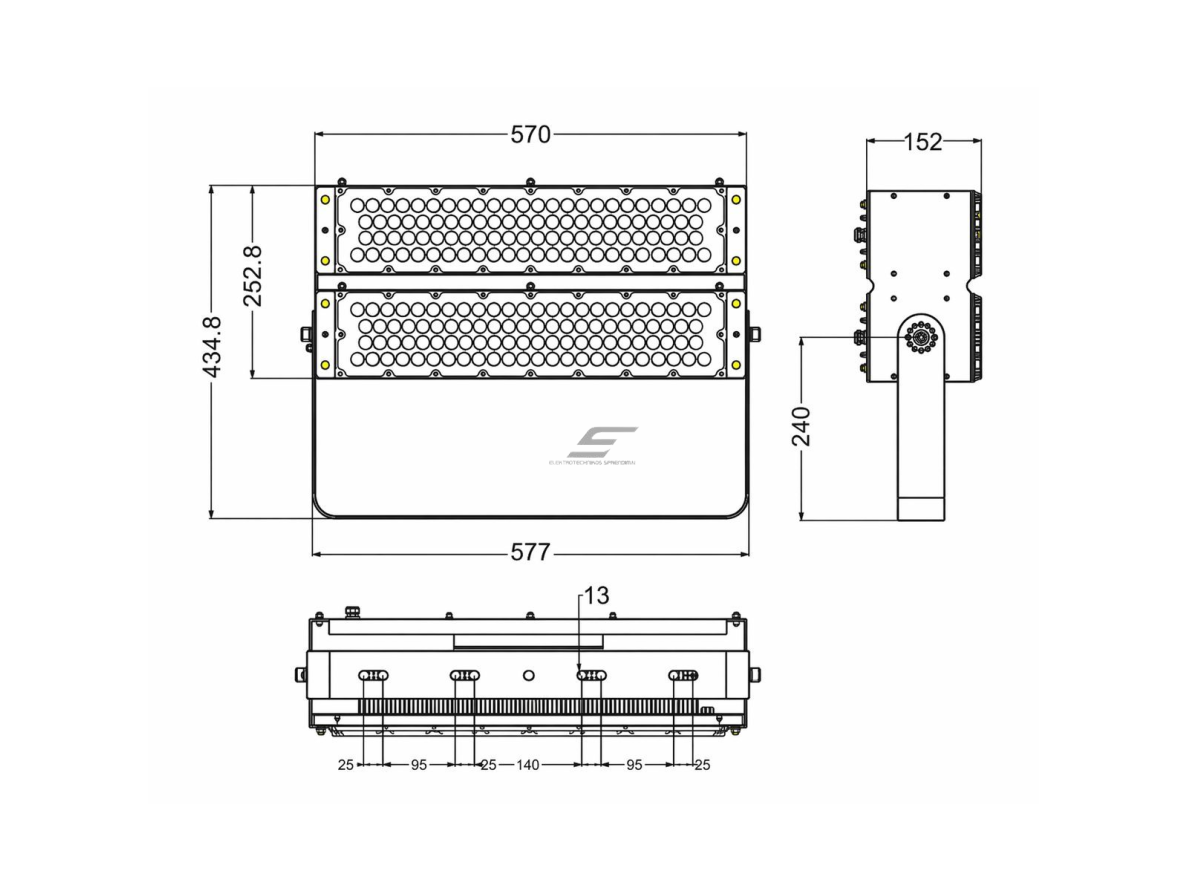 LED RGB prožektorius | 500W | DMX valdymas | 192x3W | IP65 | AC 100–277V | 20°–90° | dimeriuojamas | lauko, fasadų ir architektūriniam apšvietimui 3 LED RGB prožektorius | 500W | DMX valdymas | 192x3W | IP65 | AC 100–277V | 20°–90° | dimeriuojamas | lauko, fasadų ir architektūriniam apšvietimui 3